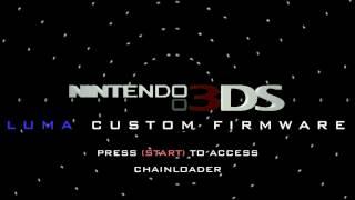 3DS Custom Boot Screen