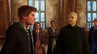 Voldemort vs Sebastian in Hogwarts Legacy 