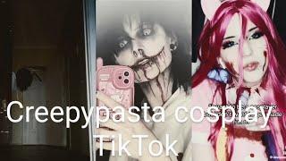 creepypasta cosplay TikToks /1/️warning️ fake blood/fake weapons