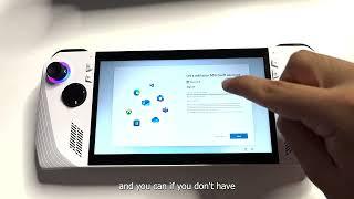How to setup Windows 11 onthe Asus Rog Ally