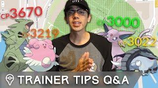 STRONGEST GEN 2 POKÉMON, GYM TRAINING UPDATE & NEW SILPH ROAD TRACKER (Trainer Tips Q&A #13)