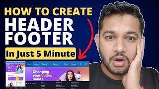 How to Create Header and Footer in Wordpress Website in Just 5 minutes | Add Menu and Categories