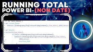 Running Total in Power BI for non date Values | How to calculate running total in Power BI using DAX