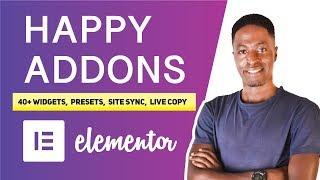 Happy Addons for Elementor (400+ Presets, 40+ Widgets, 500+ Line icons, Unlimited Section Nesting)