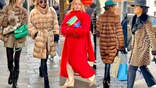 ITALIAN STREET STYLE DECEMBER 2024 WINTER FASHION IDEAS 2025 #vanityfair #milanstreetstyle