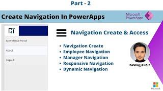 Create Navigation in PowerApps || PowerApp  - Part 2