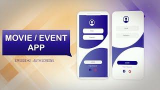 MOVIE APP | EVENT APP - Ionic 5 UI - Ep 2 | Login Screen | Auth Screens