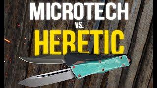 Microtech vs Heretic: Vader vs Luke, Unsheathed - The Father-Son OTF Knife Battle!