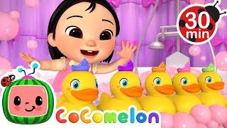 CoComelon Best Animal Songs!  Five Little Ducks & Kitty Cat Song + MORE CoComelon Nursery Rhymes