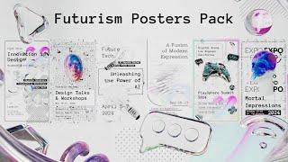 Futuristism Poster Pack After Effects Template