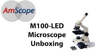 Microscope Expert - AmScope Compound Microscope M100C-LED Unboxing Video