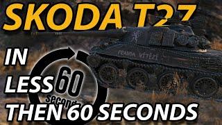 The SKODA T27 in LESS THEN 60 SECONDS - #Shorts Review