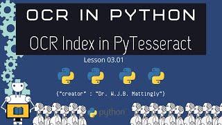 How to OCR an Index in Python with PyTesseract (OCR in Python Tutorials 03.01)