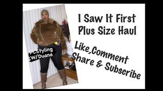 PLUS SIZE I SAW IT FIRST HAUL: Pocket Change Styling with Duana #plussizefashion #plussizehaul