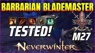 Barbarian BLADEMASTER Trample the Fallen BUFF(party) All Changes TESTED - Neverwinter Mod 27