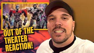 Transformers One Out Of The Theater Reaction!