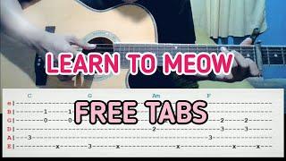 Learn To Meow - Xiao Feng Feng Fingerstyle Guitar Cover with Tabs