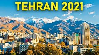 TEHRAN 2021, Driving Downtown 4K, 41 °C, July 2021