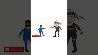 Naruto Hokage Dattebayo | The rock play rock paper scissor with OBITO UCHIHA Funny animation #naruto