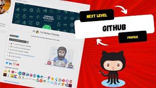 Next Level GitHub Profile README (NEW 2022)(Markdown template) | Improve Your Github profiles