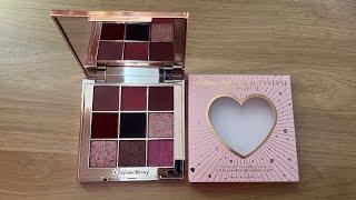 Charlotte Tilbury Holiday 2024 Pillow Talk BEAUTYVERSE Love Palette Swatch and Demo