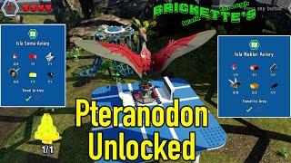 Pteranodon (Bird) Amber and Aviaries in LEGO Jurassic World - Flying Dinosaur and All Collectibles