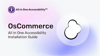 OsCommerce All in One Accessibility Installation Guide