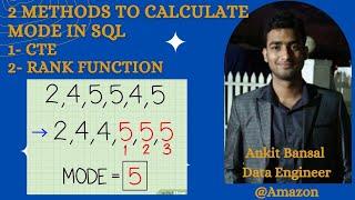 How to Calculate Mode in SQL | How to Find Most Frequent Value in a Column