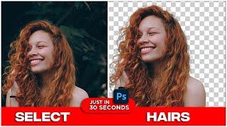 The Best Way to Select Hair - Short Photoshop Tutorial