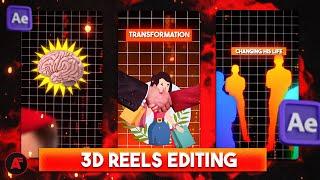 Edit Viral 3d reels like MagnatesMedia, Houston kold, Bart Vfx and Iman Gadzhi  | After effects