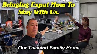 Expat Mom Will Stay With Us Thai Family Style In That Phanom. Her Room is set up Comfortably.