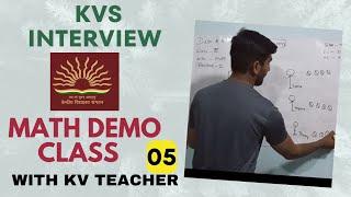 kvs demo teaching math multiplication topic prt interview kvs prepration important topic interview