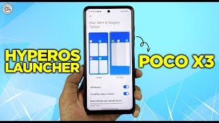 LATEST! How to Install HyperOS Launcher POCO X3 NFC - Complete Features and Supports Recent iOS!