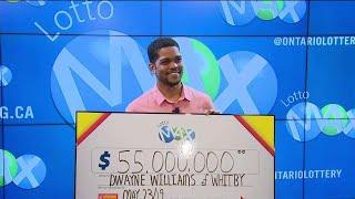 Whitby man wins $55M Lotto Max jackpot