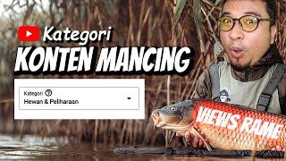 Cara Setting Kategori Youtube Konten MANCING