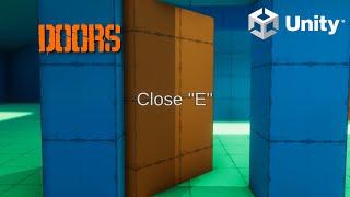 Doors in Unity - Sliding and Rotating Doors | Make Them Automatically Open/Close or Usable
