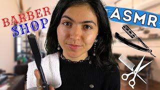 ASMR || shaving your beard (barber shop)