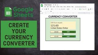 How to Create a CURRENCY CONVERTER in Google Sheets | Tutorial: Currency Conversion in Google Sheets