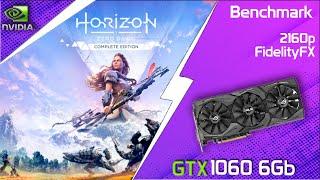 [4k] GTX 1060 6Gb 2160p - FSR - Horizon Zero Dawn - Benchmark