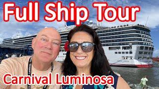 Complete Ship Tour of the Carnival Luminosa - Is this the Most Comprehensive Tour of The Luminosa?