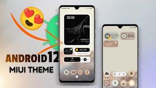 ANDROID 12 MIUI Customization Theme  | No Root | Any Redmi & Poco Device | MIUI 12 Theme 