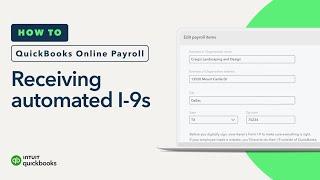 How to receive automated I-9s in QuickBooks Online Payroll