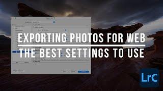 Exporting Photos for a Website: The BEST Settings to Use