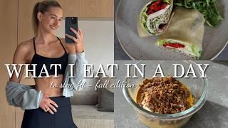 What I Eat in a Day as a Model | Healthy Fall Recipes