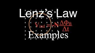 Electromagnetic Induction (12 of 15) Lenz's Law, Example Problems