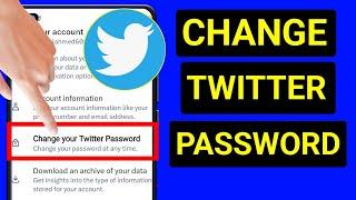 How To Change X(Twitter) Password | X (Twitter) Password Change ( New Process)