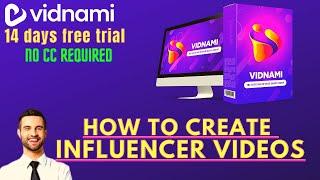 How To Create Influencer Videos| vidnami tutorial