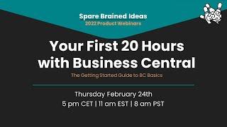 Webinar: Your First 20 Hours with Business Central