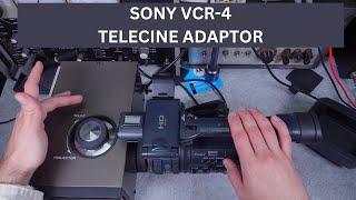 Sony Telecine VCR-4 adapter adaptor (device for recording analog film from projector into camera)