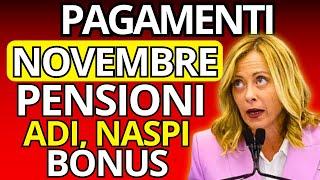 Novembre 2024: Tutte le Date dei Pagamenti INPS per Pensioni, NASPI e Assegno Inclusione!